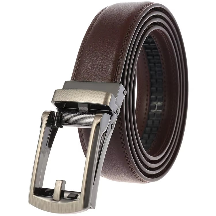 Cinturon de click Automatico Ajustable - Marrón