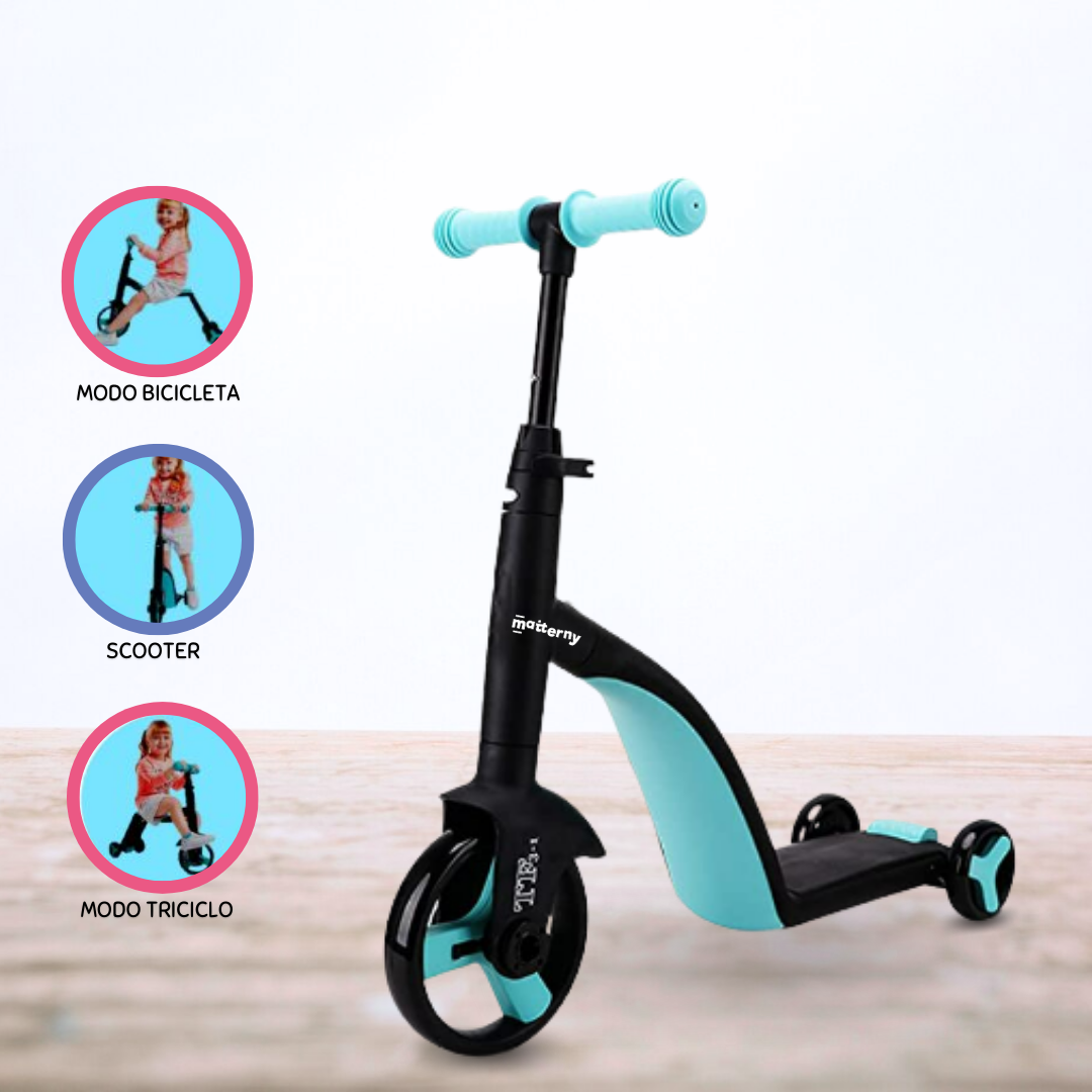 Patín Scooter 3 en 1